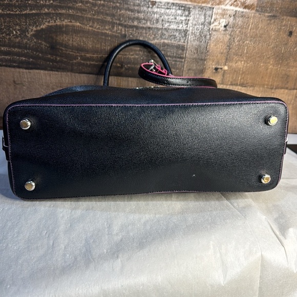 COACH (F13000) SIERRA SATCHEL CROSSGRAIN LEATHER WITH MULTI EDGEPAINT BAG - Picture 9 of 14